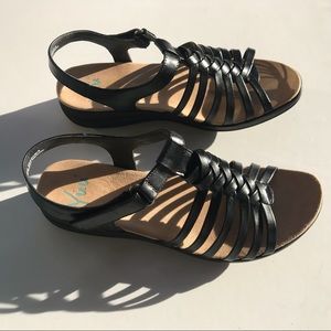 Black Strappy Sandals